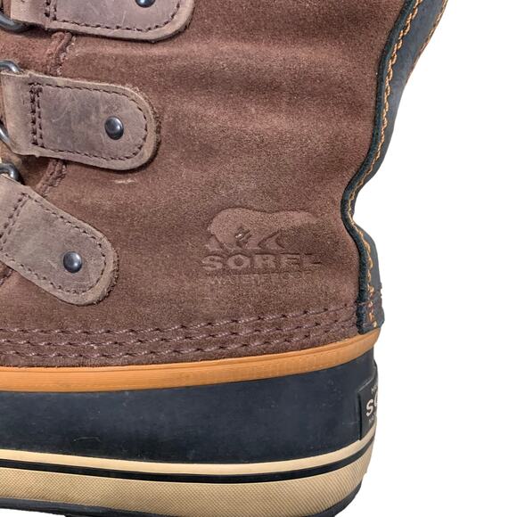 Sorel Joan of Arctic Tall Boots Women's Sz 6 Brown Waterproof Insulated Lace Up - Picture 8 of 13